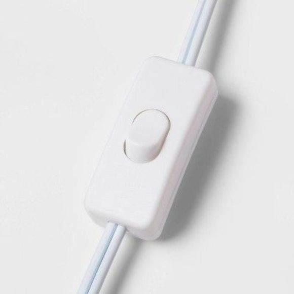 Rattan Tulip Cylinder Bedside Lamp (Includes Energy Efficient Bulb) - Pillo - Picture 3 of 3